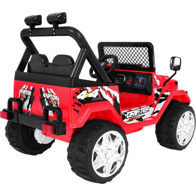 Детский аккумуляторный внедорожник Raptor Drifte Красный