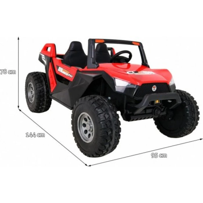 Дитяча акумуляторна машинка Баггі Clash Червона