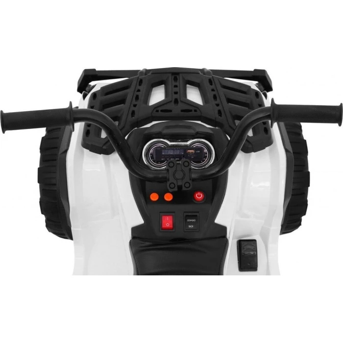 Дитячий акумуляторний квадроцикл 2,4 ГГц Білий