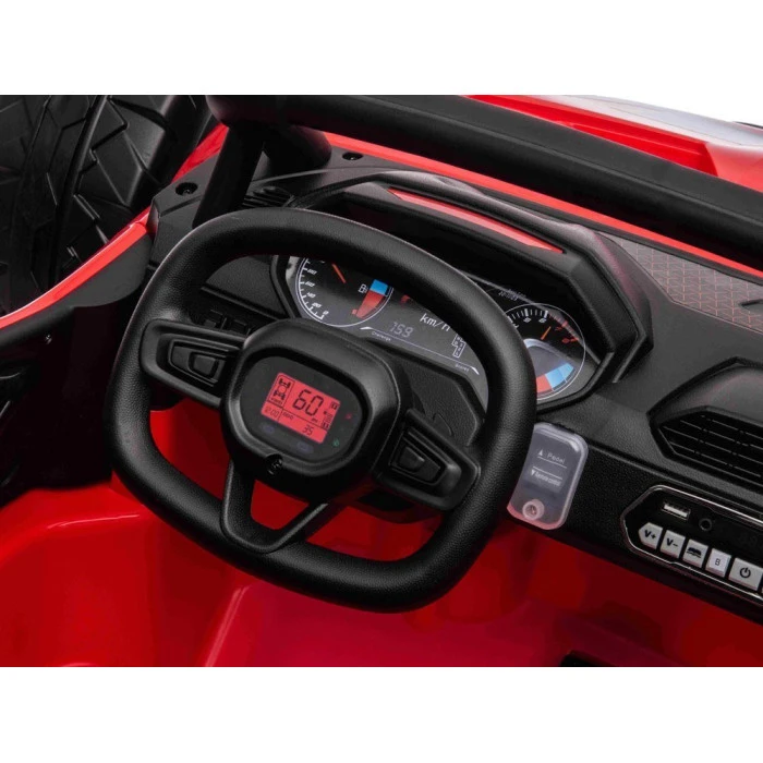 Детская аккумуляторная машинка Buggy Racing 5 красная