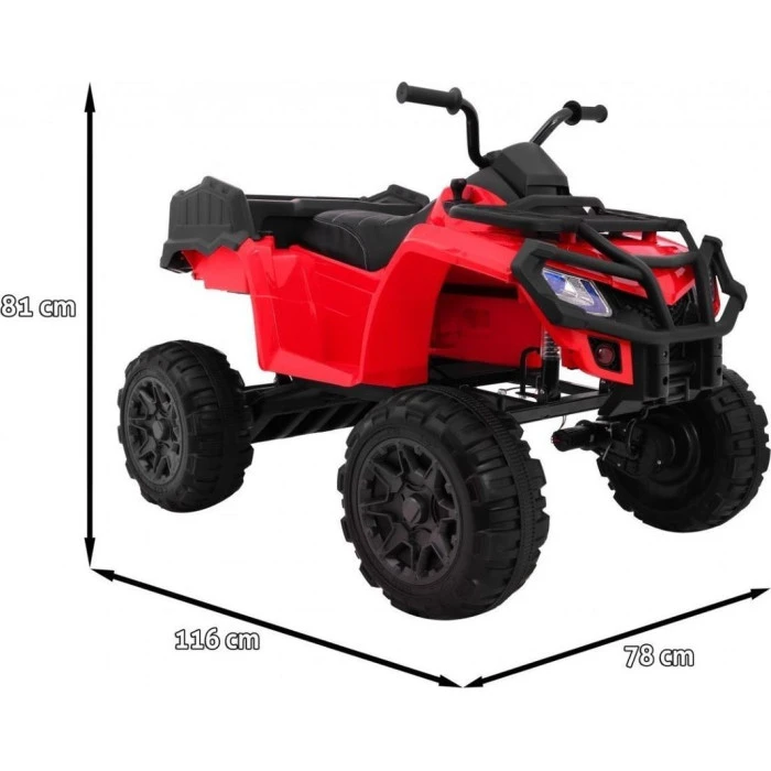 Детский аккумуляторный квадроцикл Quad XL ATV 2.4GHz Красный