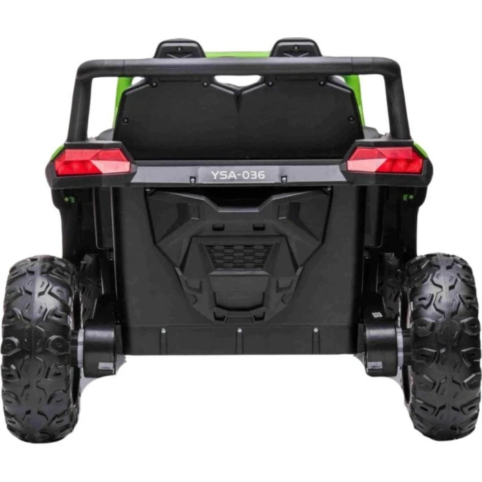 Дитяча акумуляторна машинка Баггі UTV 2000M Racing, зелена