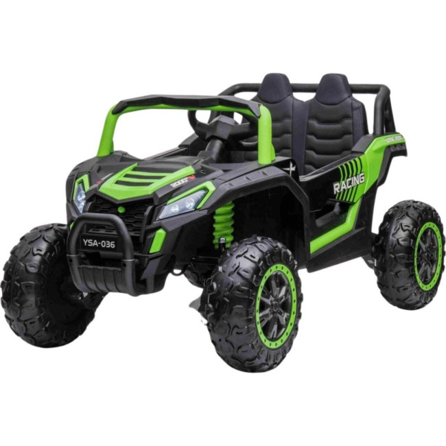 Детская аккумуляторная машинка Багги UTV 2000M Racing, зеленая