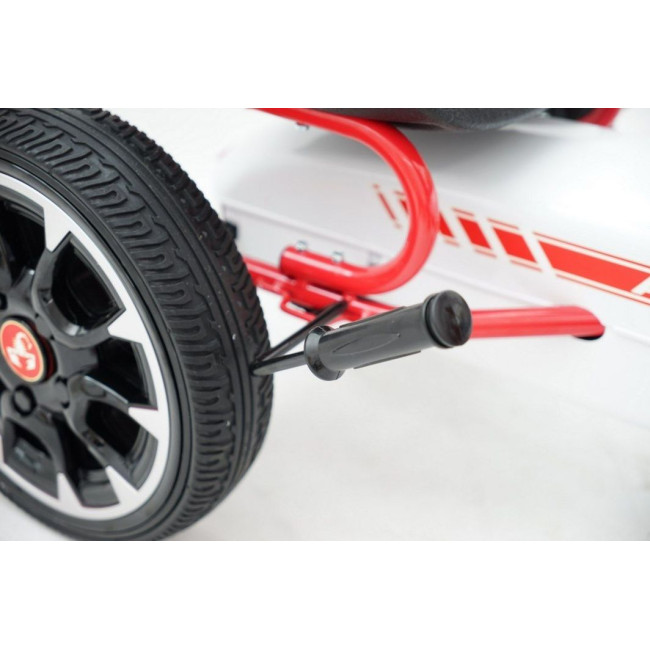 Детский педальный картинг ABARTH Белый