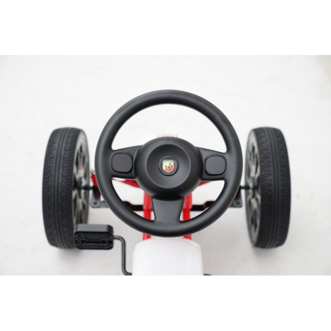 Детский педальный картинг ABARTH Белый