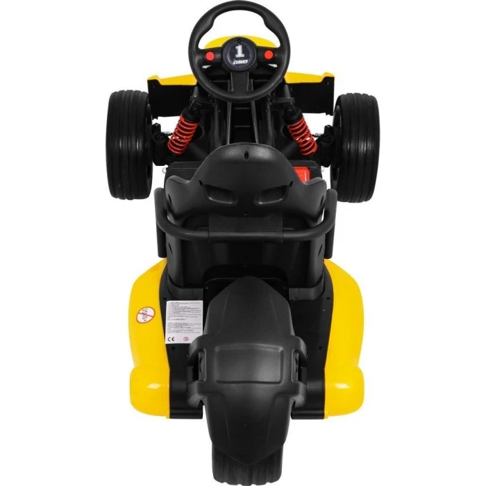 Детский аккумуляторный картинг Bolid XR-1 Желтый