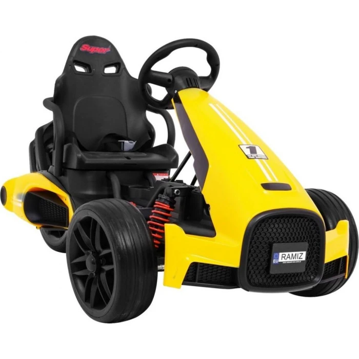 Детский аккумуляторный картинг Bolid XR-1 Желтый
