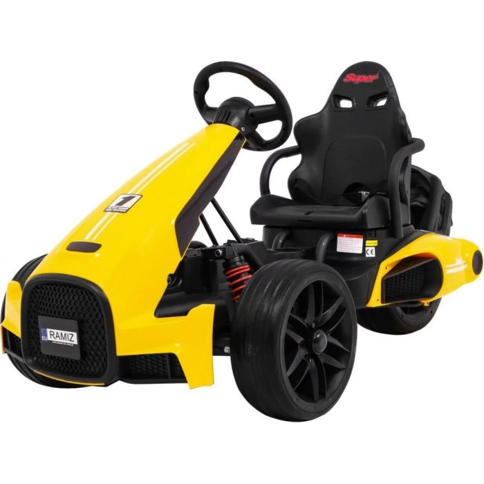 Детский аккумуляторный картинг Bolid XR-1 Желтый