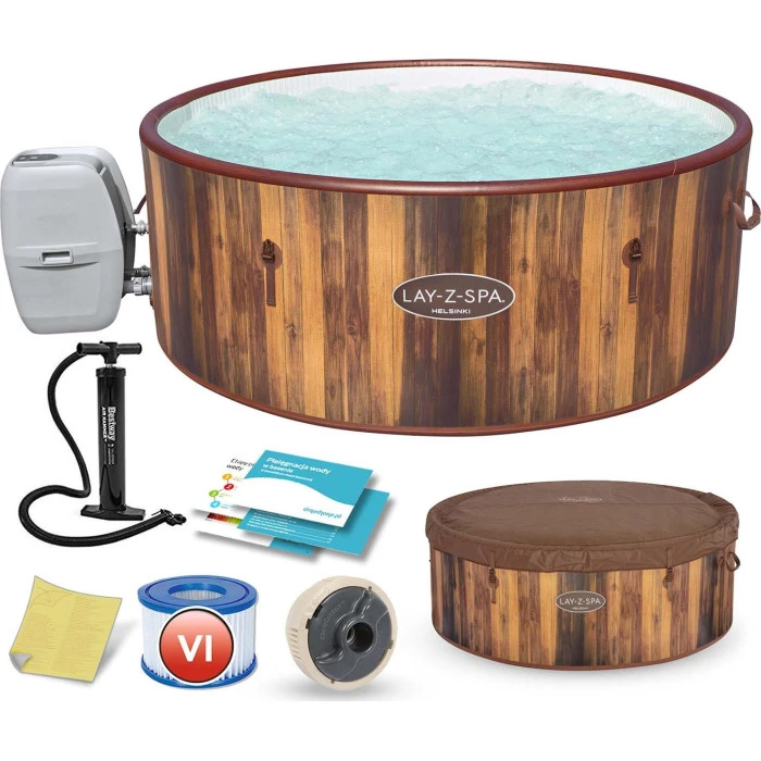 Джакузі-SPA надувне BESTWAY LAY-Z-SPA Helsinki AirJet 6-місне