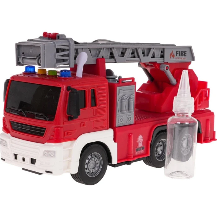 Дитяча пожежна машина з водою, світлом і звуком 1:16 ZAU.JS109