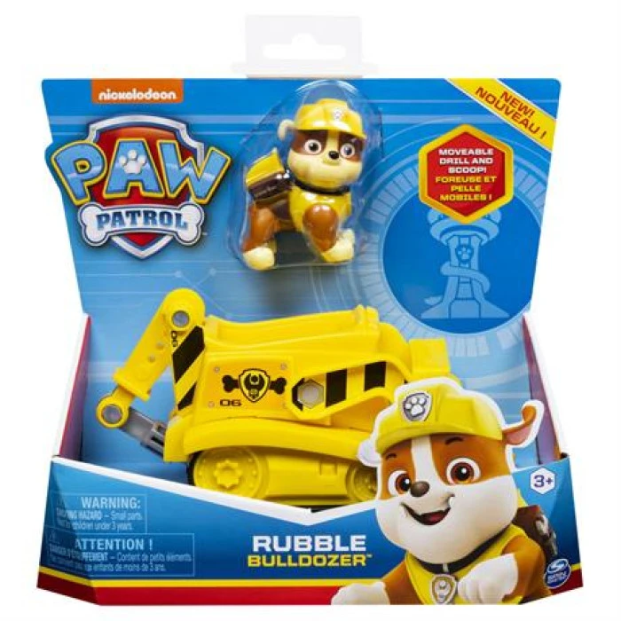 Игровой набор Paw Patrol Бульдозер с водителем Кремезом (SM16775/9924)