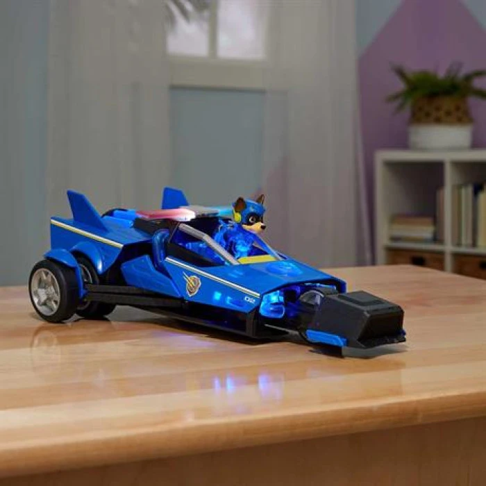 Игровой набор Paw Patrol Щенячий патруль в кино 2 Полицейский автомобиль-трансформер Гончика Делюкс (SM17732/7887)