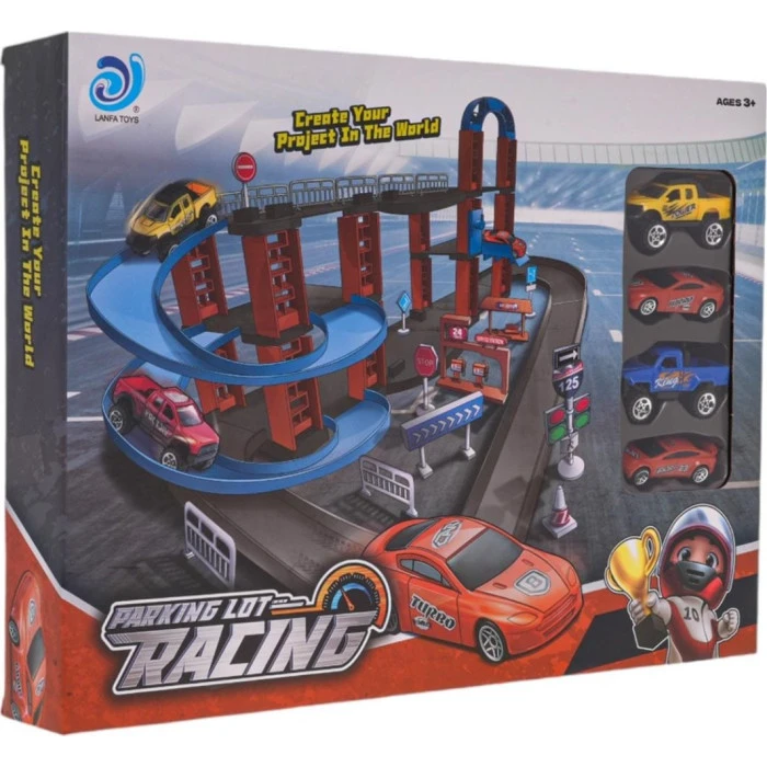 Детский парковочный трек + автомобили ZKT.9977-86