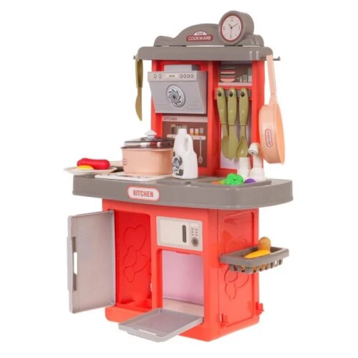 Детская кухня Ramiz с функцией звука на 28 эл. розовая