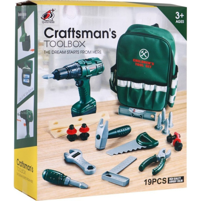 Дитячий набір інструментів DIY 3+ Інтерактивні ефекти + Викрутка + Рюкзак