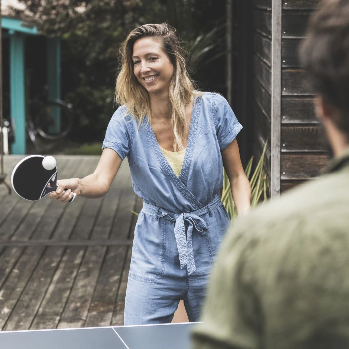 Стол теннисный Cornilleau 400x OUTDOOR, синий