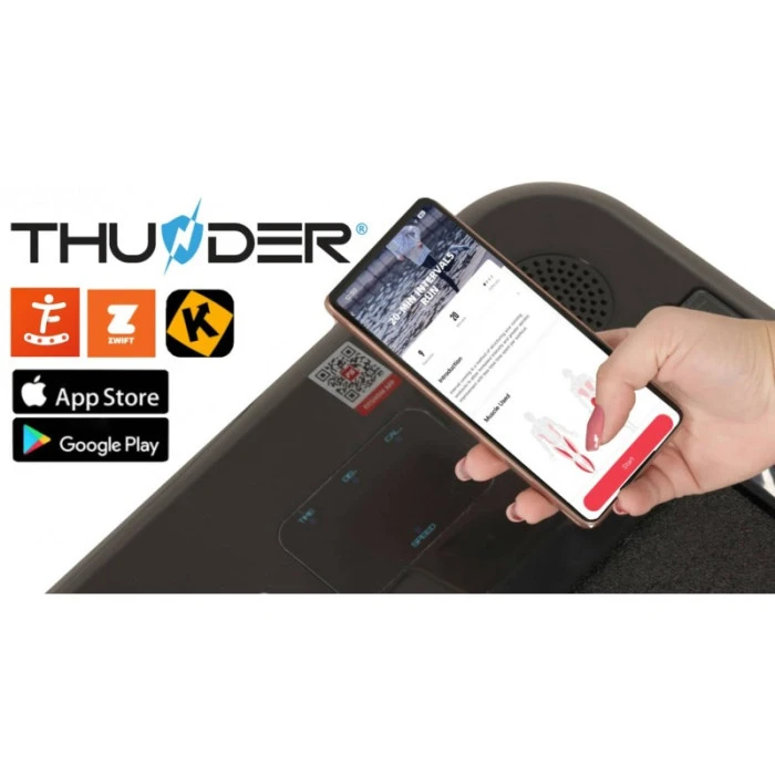 Бігова доріжка електрична THUNDER RACE-BLUE