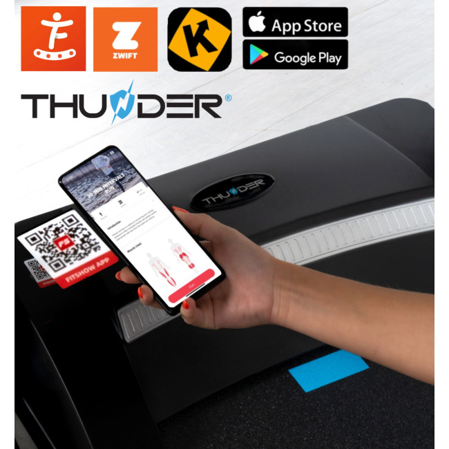 Бігова доріжка електрична THUNDER ICON-BLACK