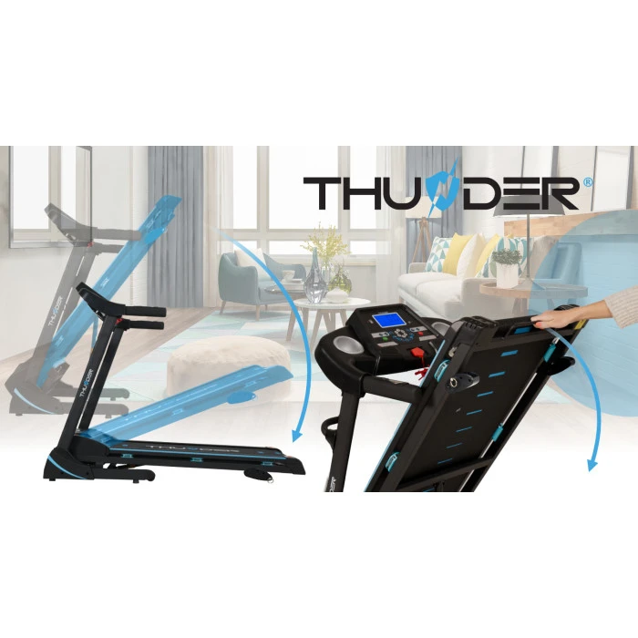 Беговая электрическая дорожка THUNDER ICON-BLACK