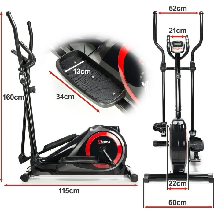 Орбітрек магнітний TRITON AbarQs OR-330 чорно-червоний