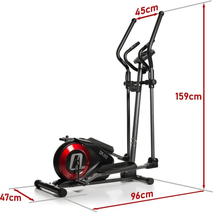 Орбитрек магниный Abarqs OR-310 черно-красный