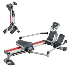 Гребной гидравлический тренажер inSPORTline Power Master X серо-черный