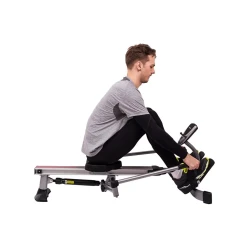 Гребной гидравлический тренажер inSPORTline Power Master X серо-черный