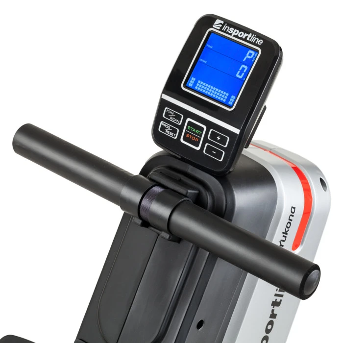 Гребной тренажер электромагнитный inSPORTline Yukona серый