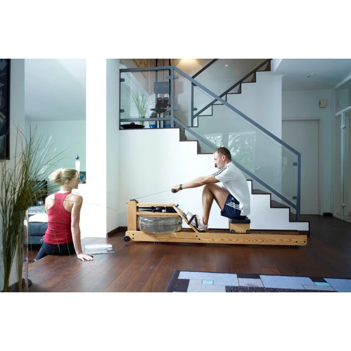 Веслувальний тренажер водний WaterRower Natural S4 Ash жовтий