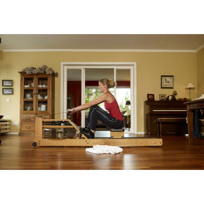 Веслувальний тренажер водний WaterRower Natural S4 Ash жовтий