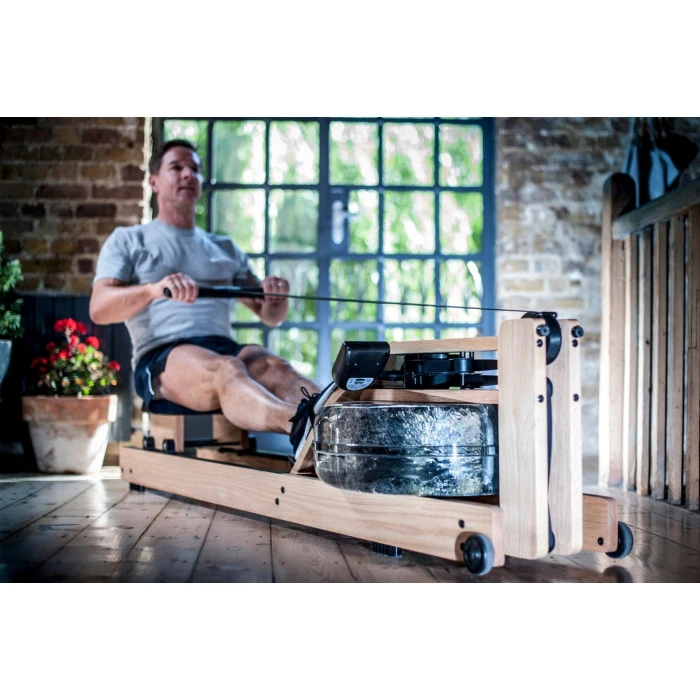 Веслувальний тренажер водний WaterRower Natural S4 Ash жовтий