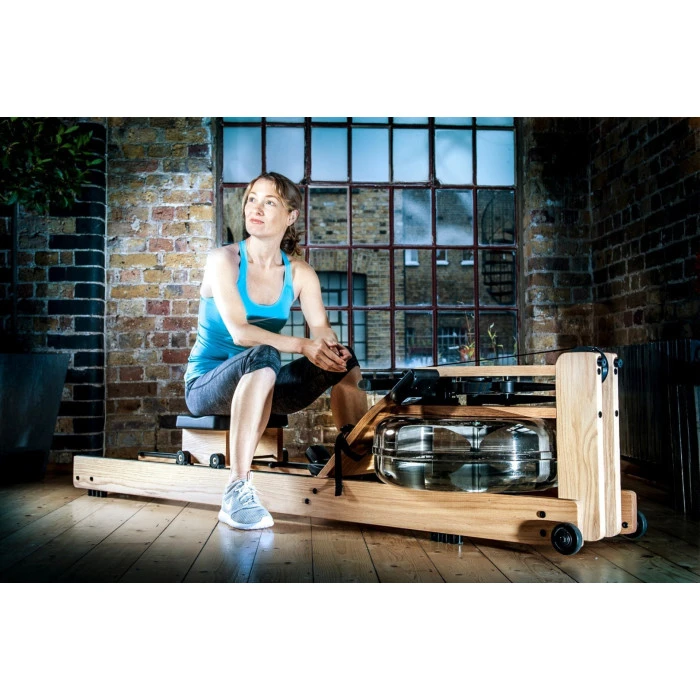 Веслувальний тренажер водний WaterRower Natural S4 Ash жовтий