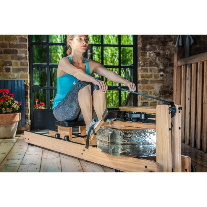 Веслувальний тренажер водний WaterRower Natural S4 Ash жовтий