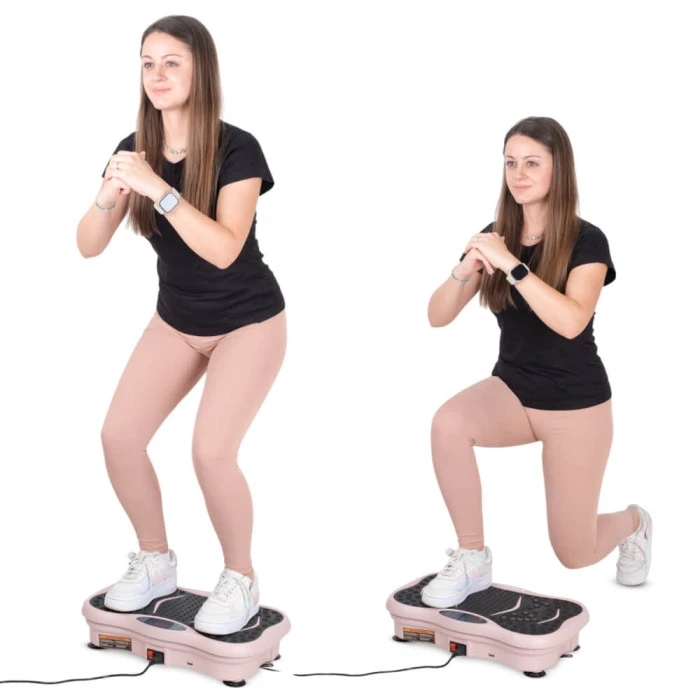 Вибрационная платформа inSPORTline Maviro розовая