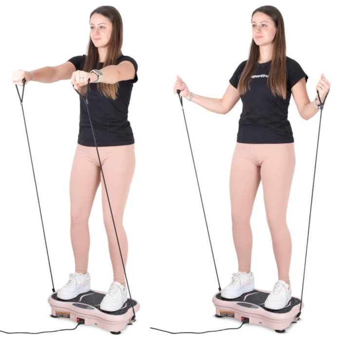 Вибрационная платформа inSPORTline Maviro розовая