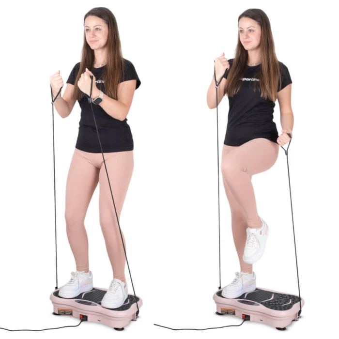 Вибрационная платформа inSPORTline Maviro розовая