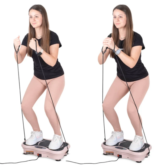 Вибрационная платформа inSPORTline Maviro розовая