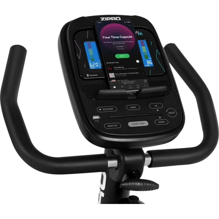Велотренажер электромагнитный Zipro Iconsole+ Glow WM черный