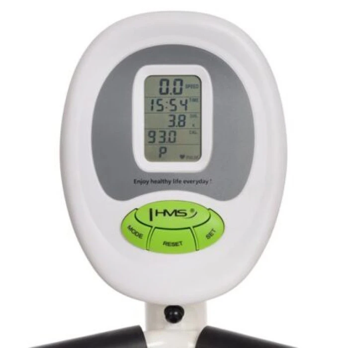 Велотренажер горизонтальный R9259 HMS – бело-зеленый