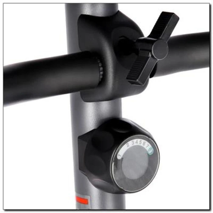 Велотренажер магнитный M9239 PRIME HMS (9 KG) – серо-оранжевый.