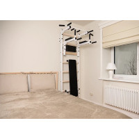 Лава BenchK Гімнастична драбина + металева штанга + бруси + біла лава BenchK