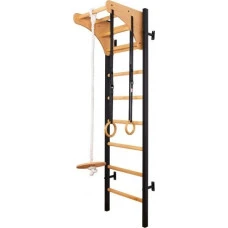 Лестница гимнастическая BenchK с деревянным перекладином и аксессуарами (830177)