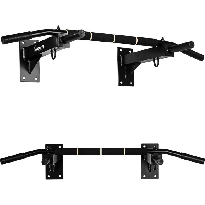 Турнік стінний гімнастичний для підтягувань, чорний Movit 350 кг