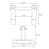 Поручни для отжиманий K-Sport X-Massive KSSL106 2шт