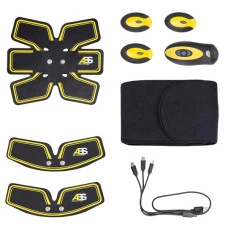 Электростимулятор мышц живота ABS Master Pro – черно-желтый