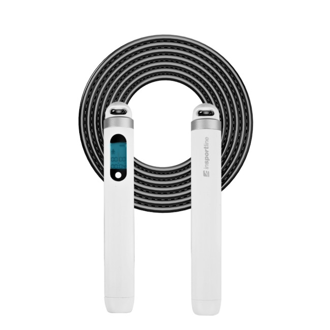 Умная скакалка с bluetooth inSPORTline Jumpsmart - белый