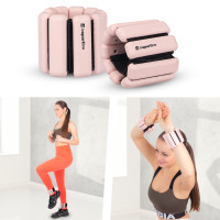 Весовые нагрузки для лодыжек или запястья inSPORTline Brace - розовые