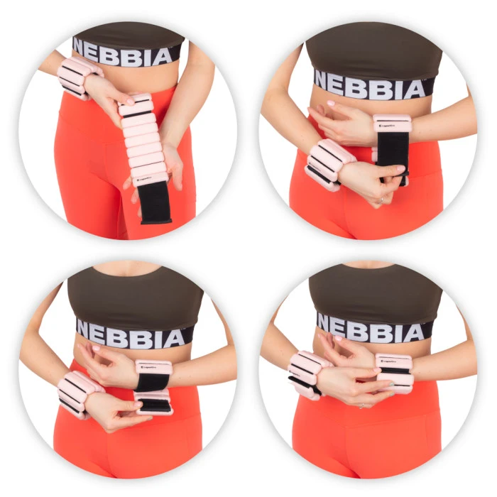 Весовые нагрузки для лодыжек или запястья inSPORTline Brace - розовые