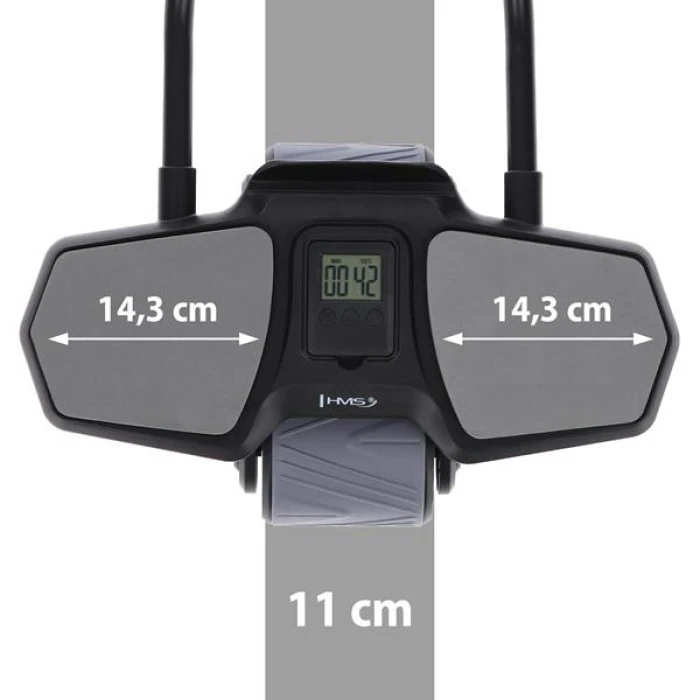 Колесо для тренування м'язів пресу HMS KA10 чорний