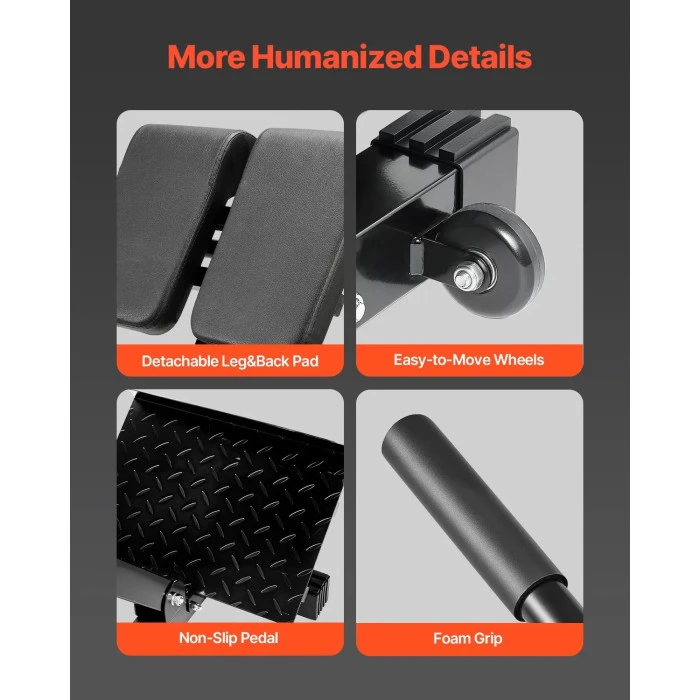 Багатофункціональна лава VEVOR 5030, чорно-червоний